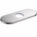 Novatto 6-inch Bathroom Faucet Deck Plate, Brushed Nickel D2-BN